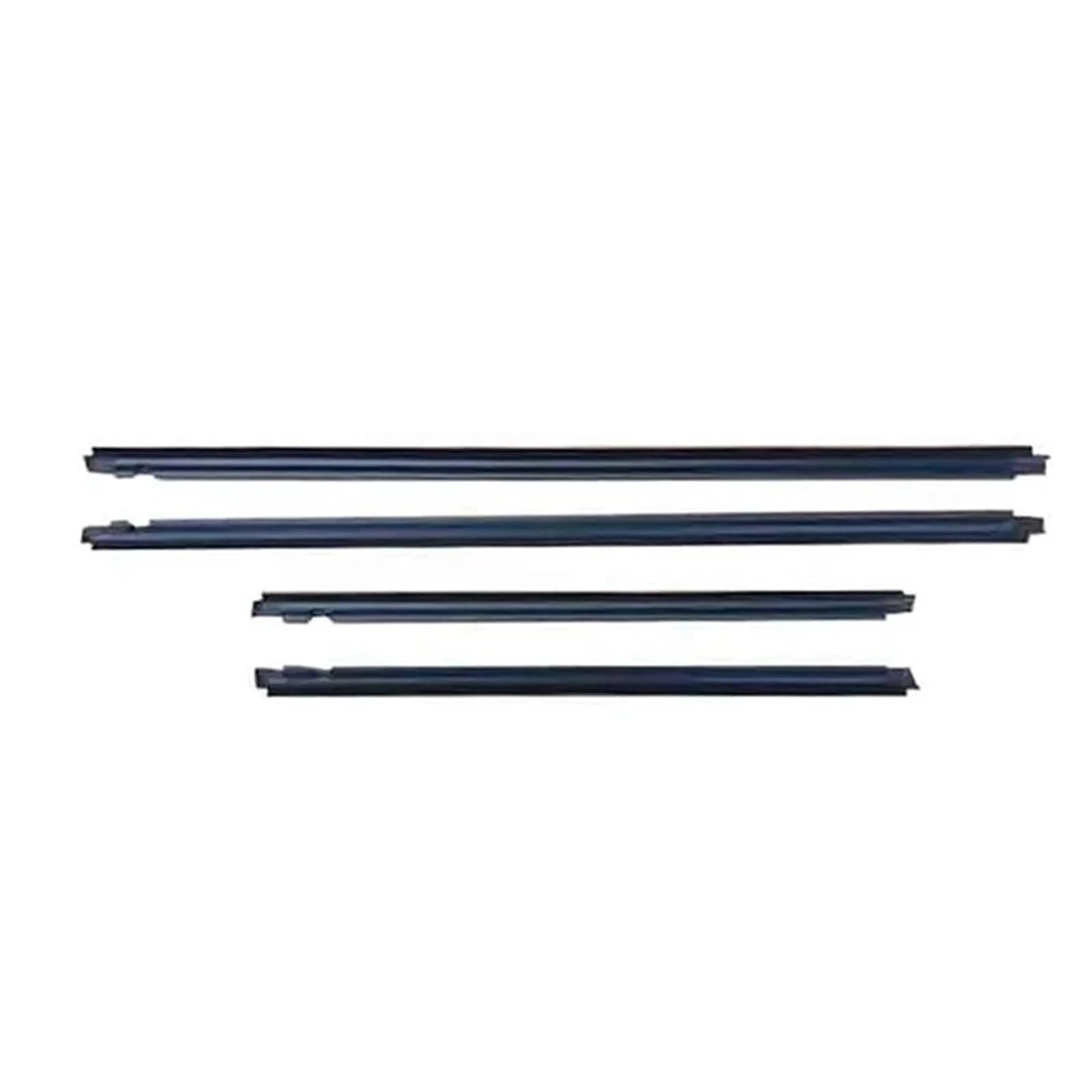 Snwdbh One Color 4Pcs Car Door Sealing Strip For Nissan For Xtrail T30 2001-2006 80821-8H300 Black Window Rubber Trim Moulding Weatherstrip Exterior Belt