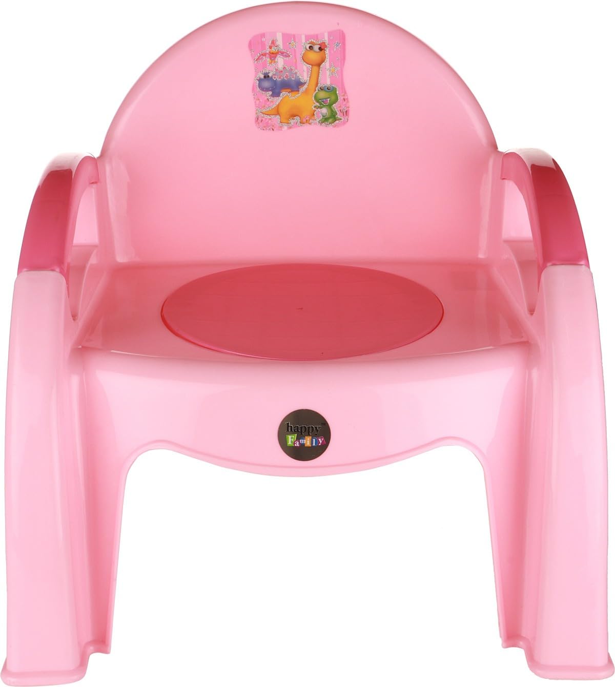 Happy Family -Baby Potty Training Seat/Chair With Lid and High Back Support for Baby/Infant/Kids -8 M to 3 Y | Pink-image-26