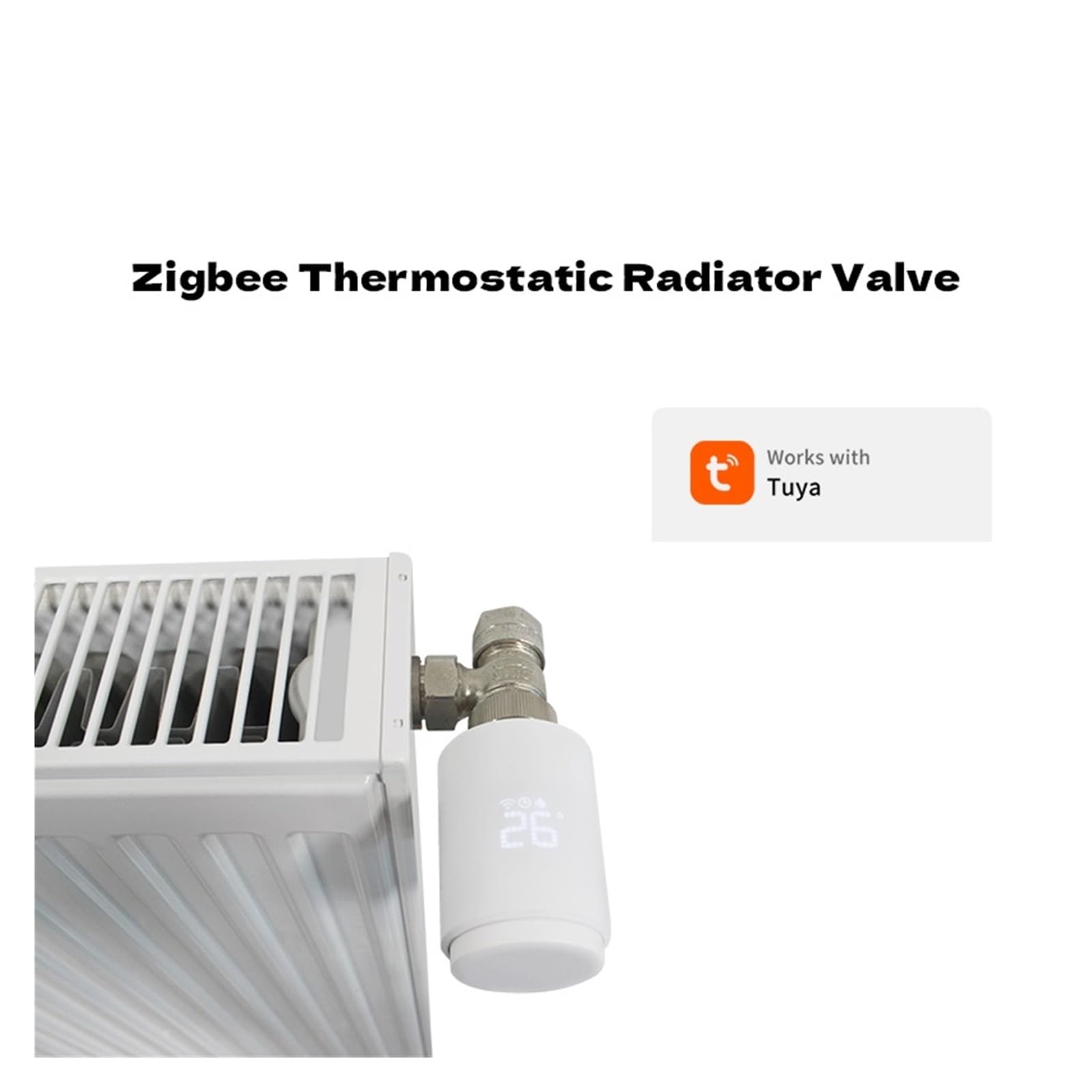 Inteligentny Dom Zigbee 3.0 Zawór Termostatyczny Termostat Grzejnikowy Regulator Temperatury Głos Informacja O ZgodnośCi(ME172 3PCS)