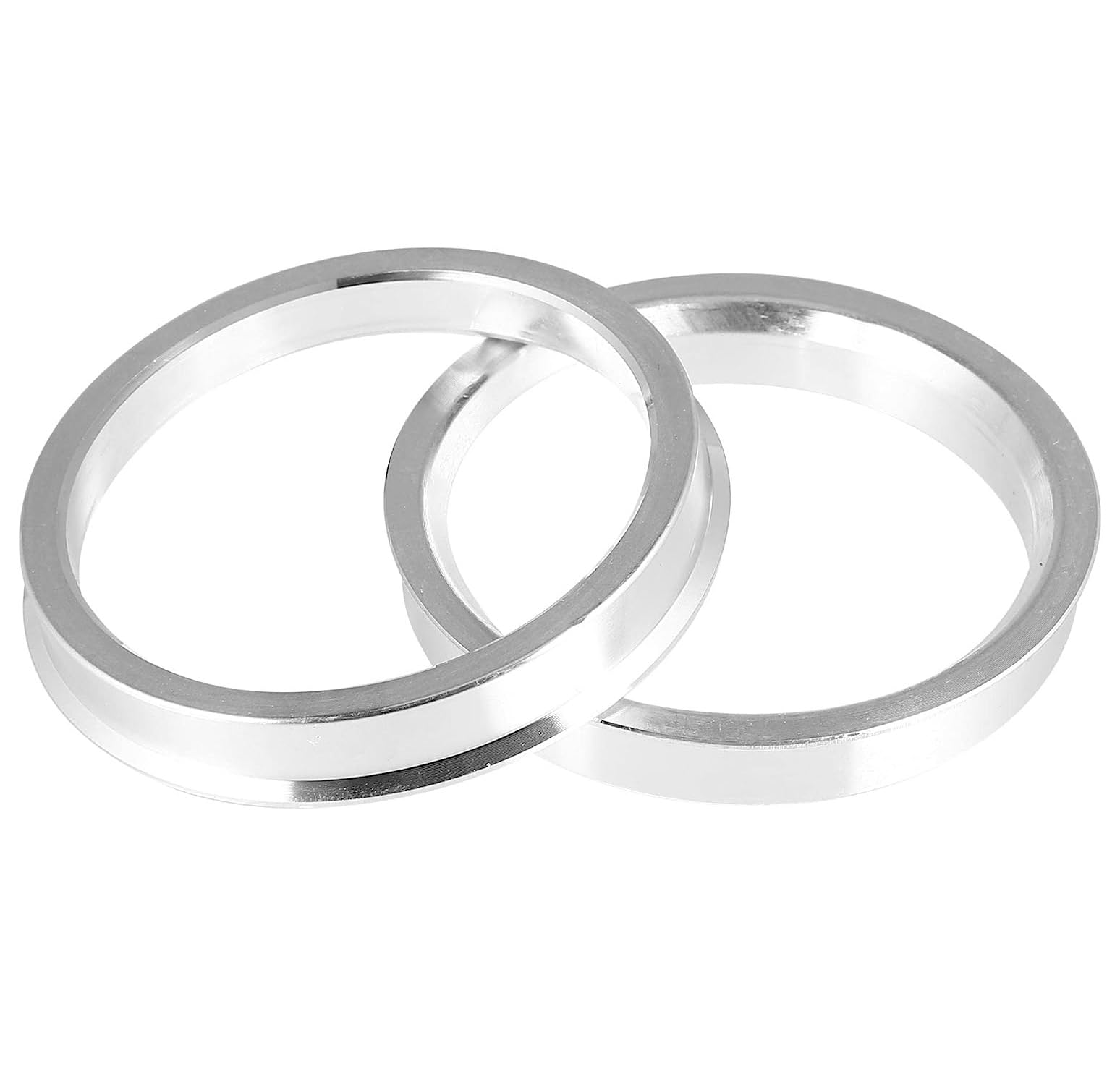2pcs OD 73.1mm to ID 64.1mm Aluminium Alloy Car Hub Centric Rings Wheel Bore Center Spacer