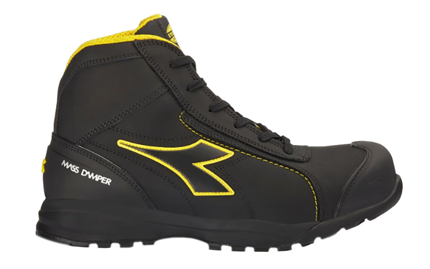 Diadora Glove MDS Master Mid S3 HRO SRC ESD, Scarpe Unisex Adulto, Black, 41 EU, Nero, 41 EU