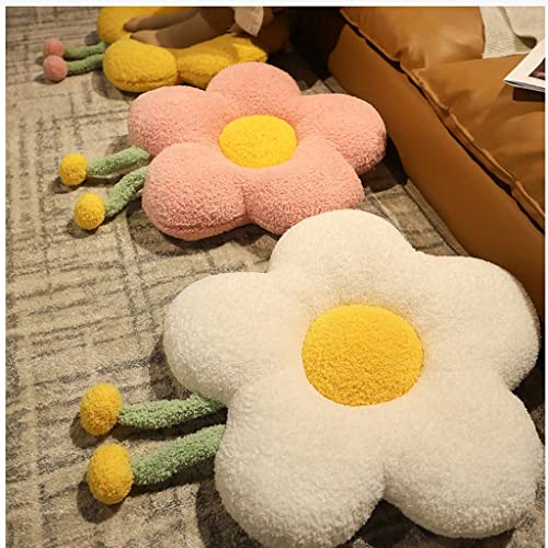 Arzarf Throw Pillow Flower Cushion Bedroom Floor Chair Dormitory Winter Cushion Chair Cushion Cute Butt Cushion Seat Cushion 21.65Inx17.71In Small Pillow ( Color : Brass ) #TOP7