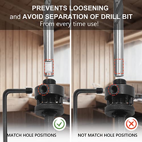 Image of 4-3 /4 Inch Hole Saw with 1 /2 inch Hex Shank Quick Change Arbor, JTemgle Bi-Metal Hole Saw Heavy Duty Hole Cutting Tool for Cornhole Boards, Recessed Lights, Wood, Plastic, Drywall & Soft Metal