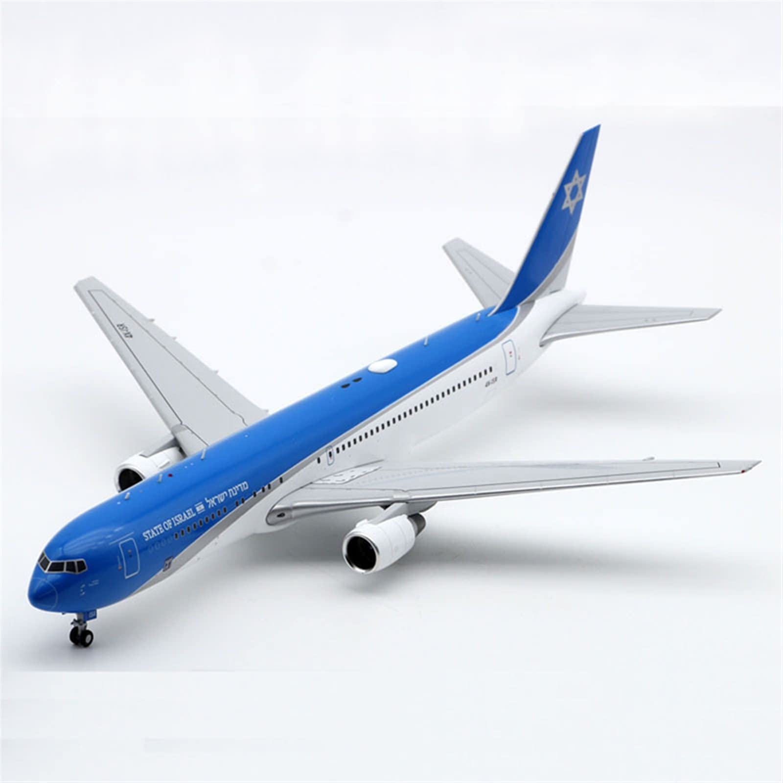 ZXLIHS Skala 1 200 El Al dla B767-300er 4x-isr Odlewany materiał stopowy Samolot Pamiątkowa dekoracja Zabawka Miniaturowy zestaw hobbystyczny