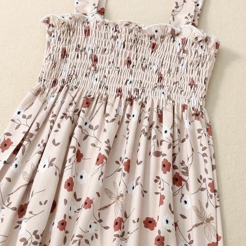 Sasaerucure SRC-R1-OAILGDOONA2 Summer One Piece Outfits Infant Baby Girl Romper Jumpsuit Sleeveless Ruffle Halter Floral Bodysuit Clothes thumb #2