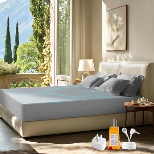 Grounding Sheets,10% Pure Silver Fiber and 90% Ultra Soft Cotton, Grounding Fitted Sheets Earth Connected Bedding for Improved Sleep Pain Relief(Grey,60