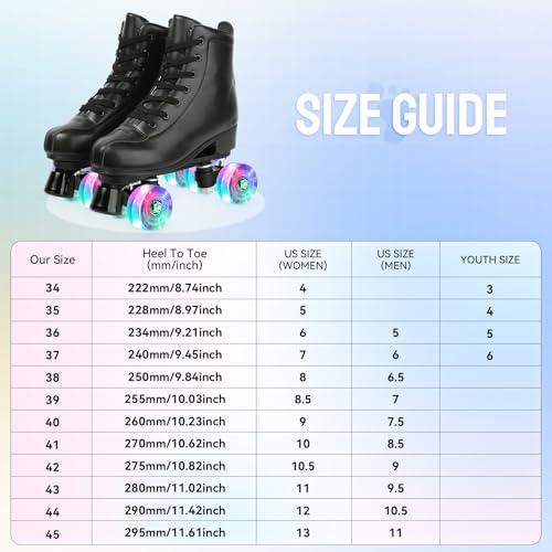 Xudrez YQLCVY549914_6147676 Roller Skate Shoes For Women Men Pu Leather High-Top Double-Row Roller Skates thumb #1