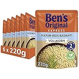 Ben's Original Express-Reis Naturreis Basmati, 6 Packungen (6 x 220g)