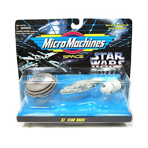 Star Wars Micro Machines Set XI with Bespin Cloud City, Mon Calamari Rebel Cruiser, and Escape Pod