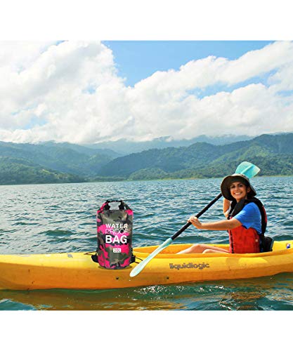 Bolsa impermeável Bycc Bynn camuflada 5L/ 10L/ 15L 20L/ 30L, saco de compressão seca que mantém o eq