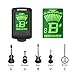 ammoon Guitar Tuner, Clip on Tuner Large LCD Display, Battery Included