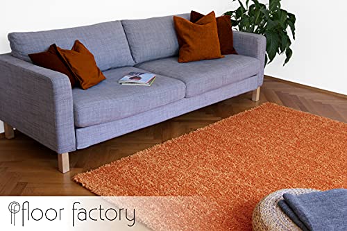 Floor factory tappeto moderno Colors arancio