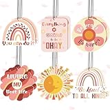 12 Pcs Car Air Fresheners Hanging Car Interior Accessories, Boho Essential Oil...
