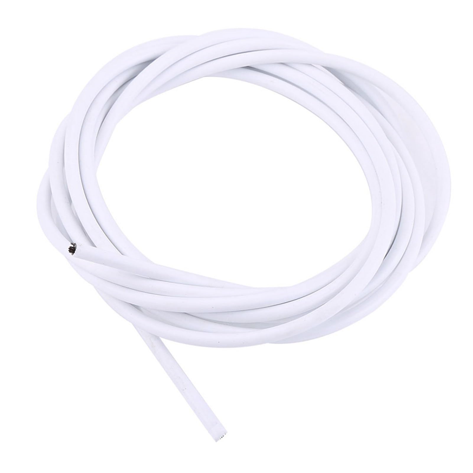 Ejoyous Kit Cavo per Bicicletta Guaina per Cavo in Acciaio, Gomma PVC, 4 Mm X, Sostituzione Deragliatore per Pendolari di Mountain Bike e Riparazione Ciclismo (White)