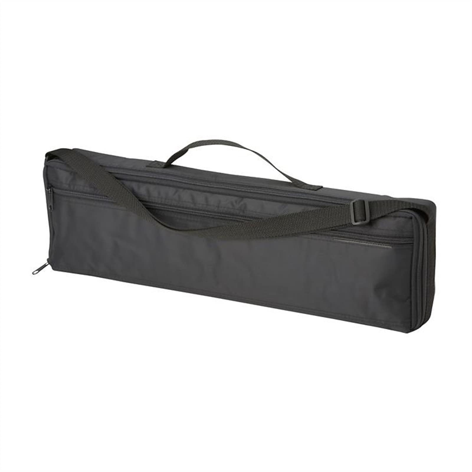 Flet instrument Flet Studencki Z Prostym/zakrzywionym Łbem Nowy Posrebrzany Zespół Szkolny Flet C Tone 16 Klawiszy Zamknięty Otwór Z Etui Flet prosty (Color : Curved)