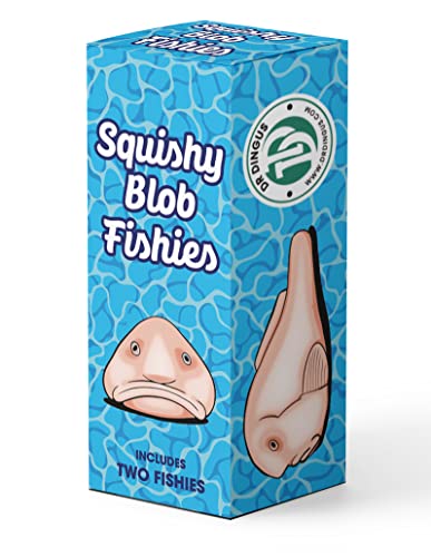 Squishy Blobfish – 2 Pack – Funny Ugly Cute Blob Fish Squishies – Novelty Gift – Squish Stress Relief Toy – Make Everyone Laugh – Gag Gift for Family, Coworker, Classroom