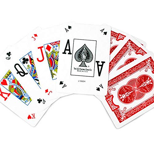 Bicycle Pro Poker Peek Baraja de Cartas Roja miniatura 4