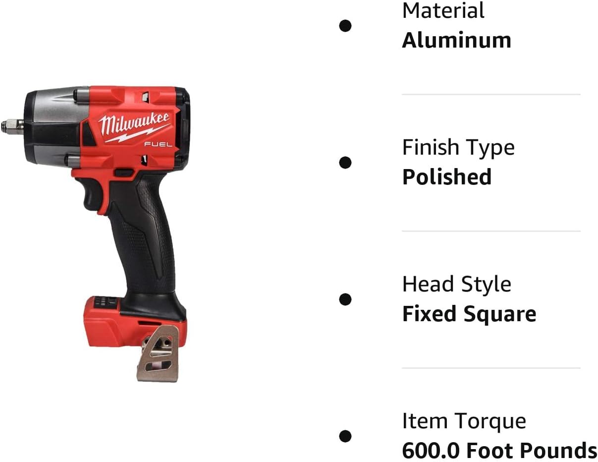 MILWAUKEE'S Mid-Torque Impact Wrench,3/8",Cordless - - 