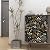 Laatse Vintage Wallpaper Peel and Stick Black Floral Wallpaper 17.5'' x 393'' Gold Leaf Contact Paper Vinyl Waterproof Self Adhesive Boho Botanical Wall Paper for Bedroom Shlef Cabinet Décor
