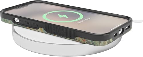 Vista 1156 de Casely Funda para iPhone 13 Compatible con MagSafe Color Splash de medianoche Funda retro abstracta Color de medianoche Splash Abstracto