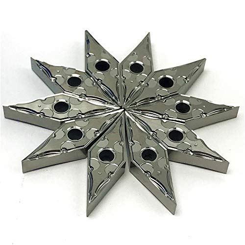 10 fresa VNMG160408 HA H01 para torneado CNC aluminio miniatura 1