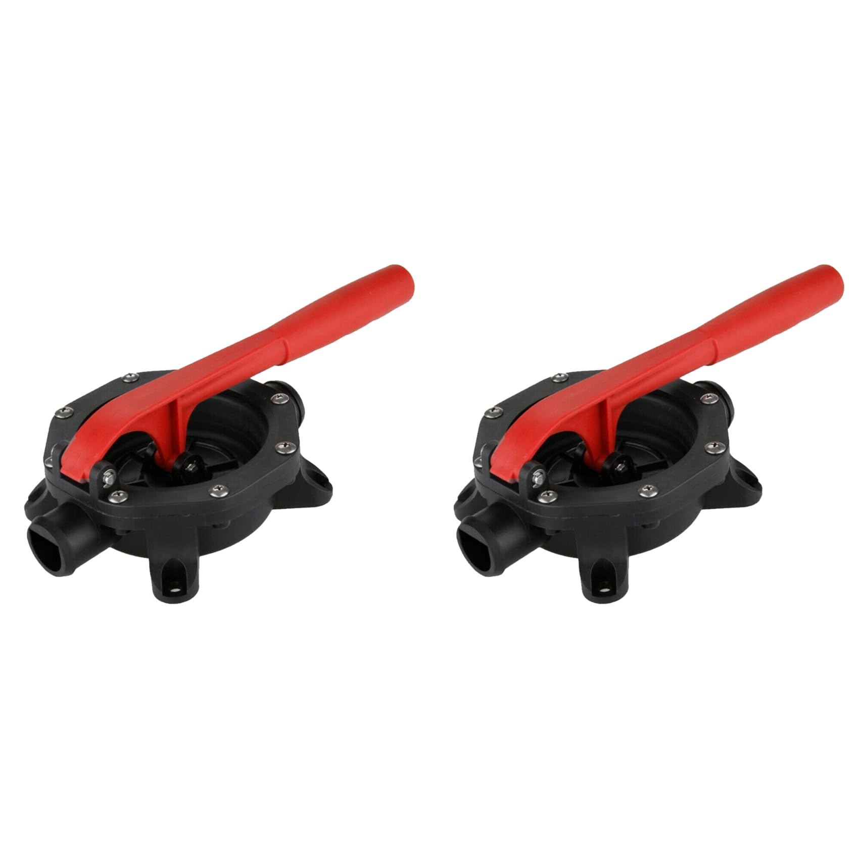Jnchdghwa Black&Red 2X 720Gph Manual Pump Hand Tools Water Transfer Maintenance Boat Diaphragm Plastic Bilge Anti Hand Diaphragm Bilge Pump