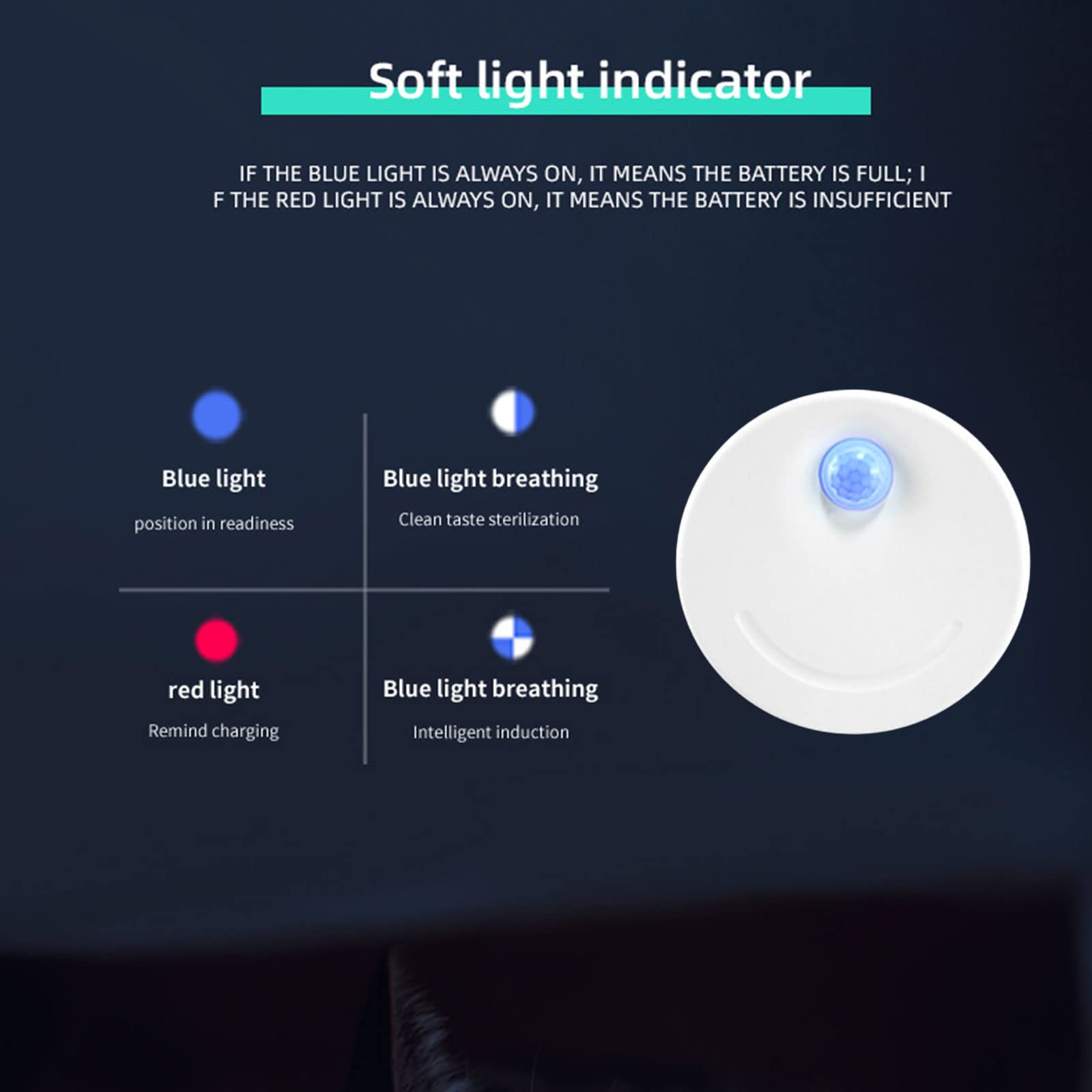 Désodorisant de litière for chat, odeur de bac à litière rechargeable par USB for petite zone, salle de bain, maison for animaux domestiques, garde-robe, cuisine, désodorisant de litière for chat, ode