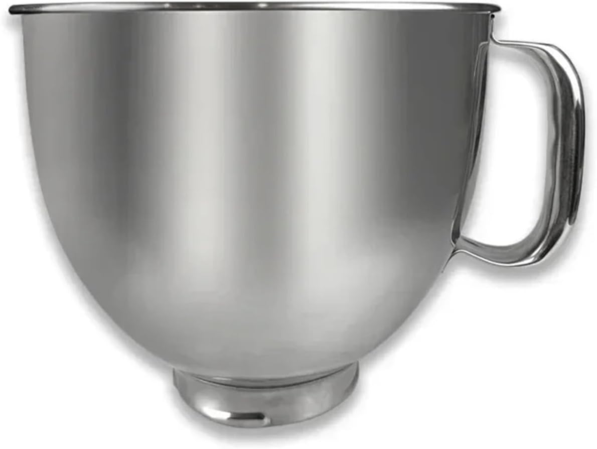 blender replacement, Stainless Steel Bowl,Compatible For Kitchenaid Series 4.5-5 QT Tilt-Head Mixer, 5 Quart 304,for parts