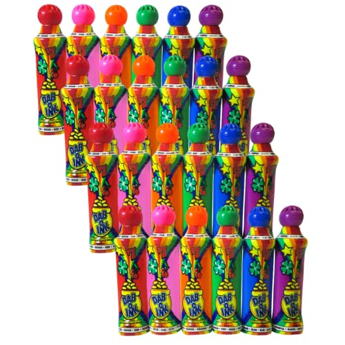 24 Pack of Bingo Dabbers Dab O Ink ORANGE 43ml each Dabber Dauber Bulk Buy