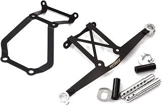 C31962SILVER Metal Alloy Front Bumper Brace & Body Mount Set for Losi 1/10 22S Drag
