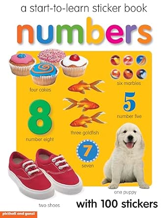 Start to Learn Numbers Sticker Book: Chez Picthall: 9781907604324 ...
