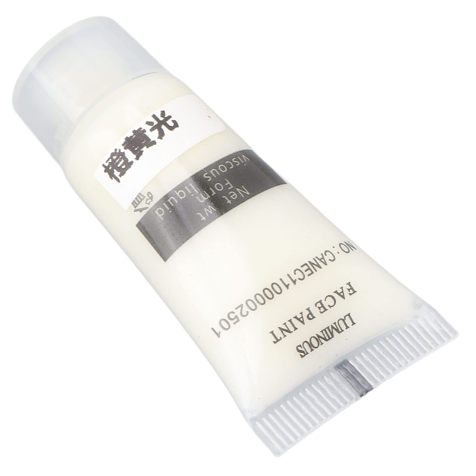 Hand Painted Fluorescent Paint Water Based Luminous Pigment Paint Glow in The Dark 10 g(Orange)