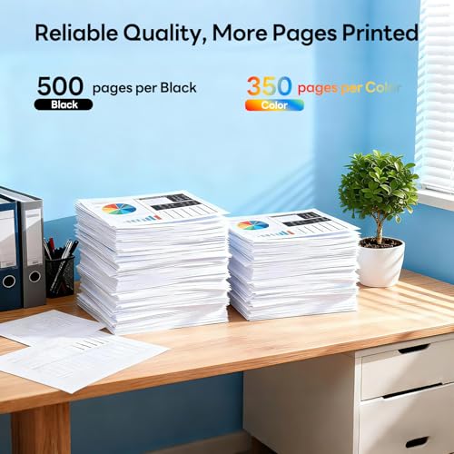 Image of 245XL 246XL Combo Pack Replacement for Canon 245 and 246 Ink (Black, Tri-Color) Use with Pixma MG2522 TS3122 TS3322 MX490 TR4520 TR4527 MG2520 MX492 TS202 TS302 Printer