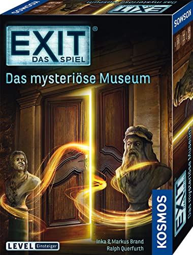 Kosmos FKS6942270 694227 EXIT Das Spiel, Das mysteriöse Museum, Level: Einsteiger, Escape Room Spiel, für 1 bis 4 Spieler ab 10 Jahren, einmaliges EventSpiel für Erwachsene und Kinder