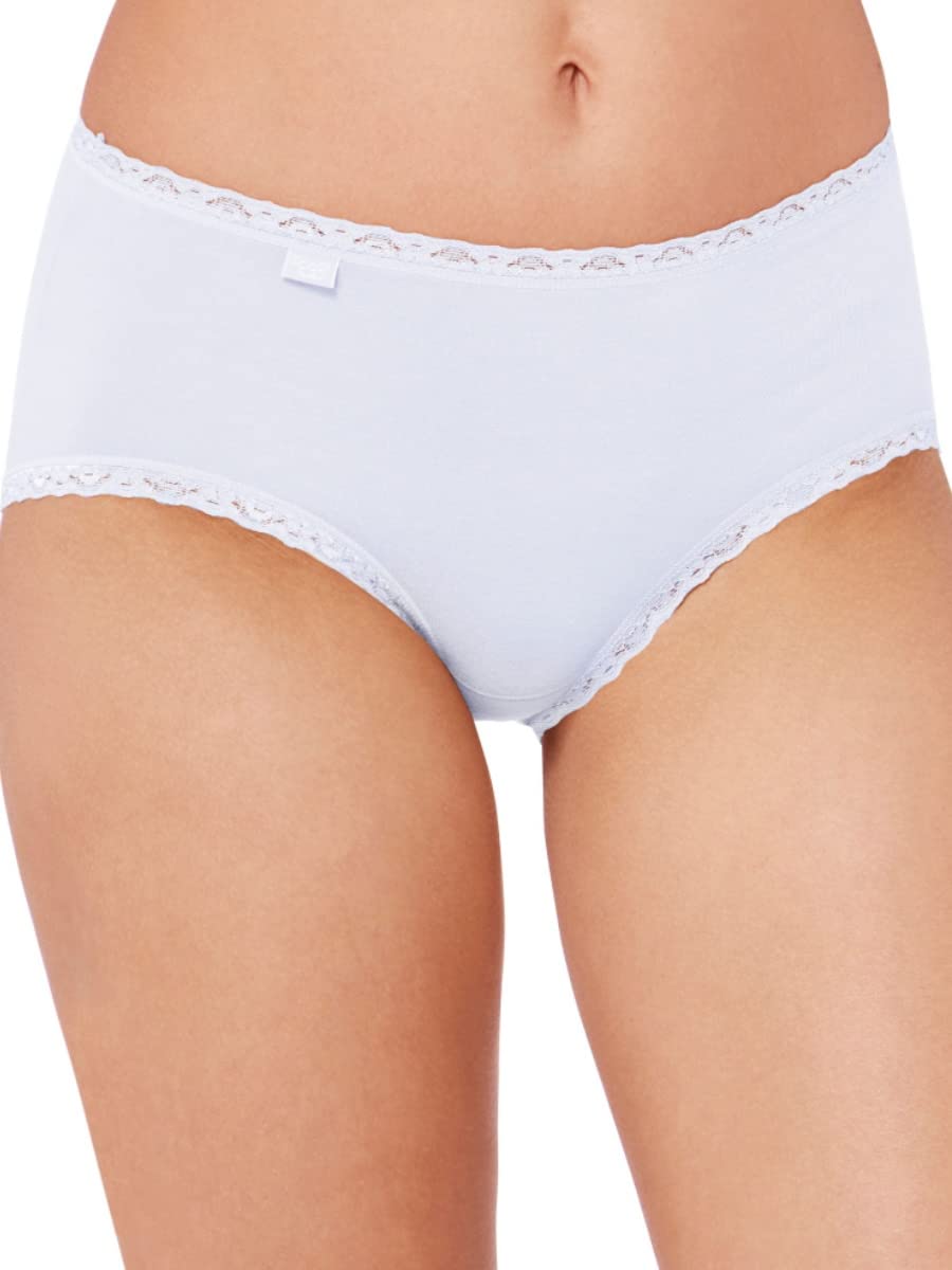 Sloggi 24/7 Cotton Lace Midi Briefs White White 4XL - 22