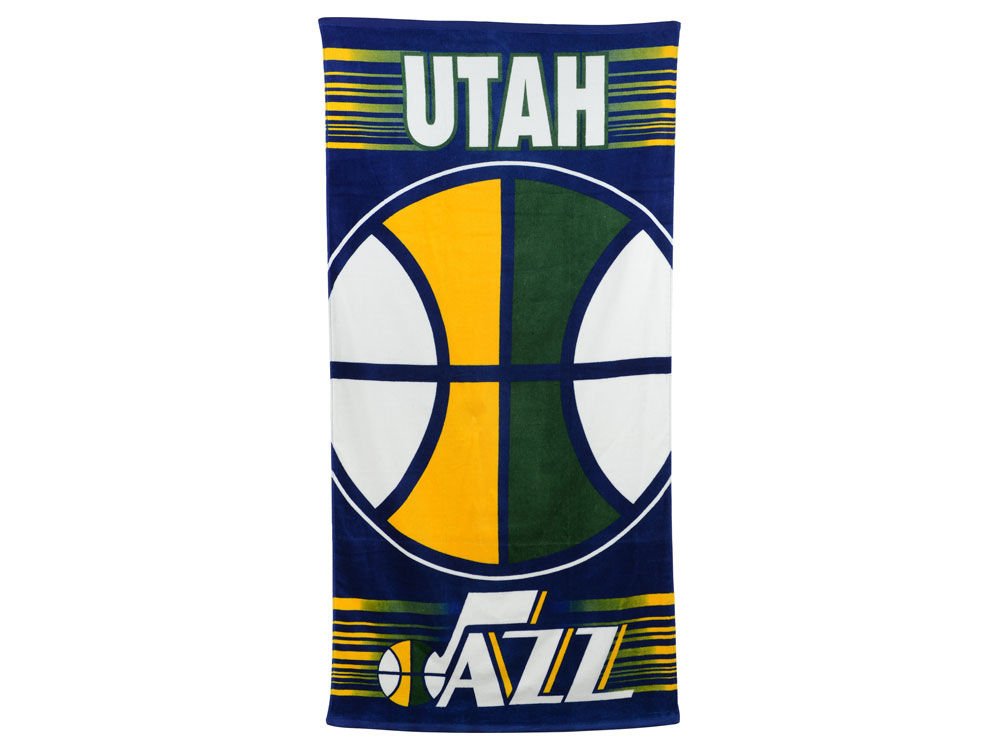 NBA Utah Jazz Emblem Beach Towel, 28 x 58-inches