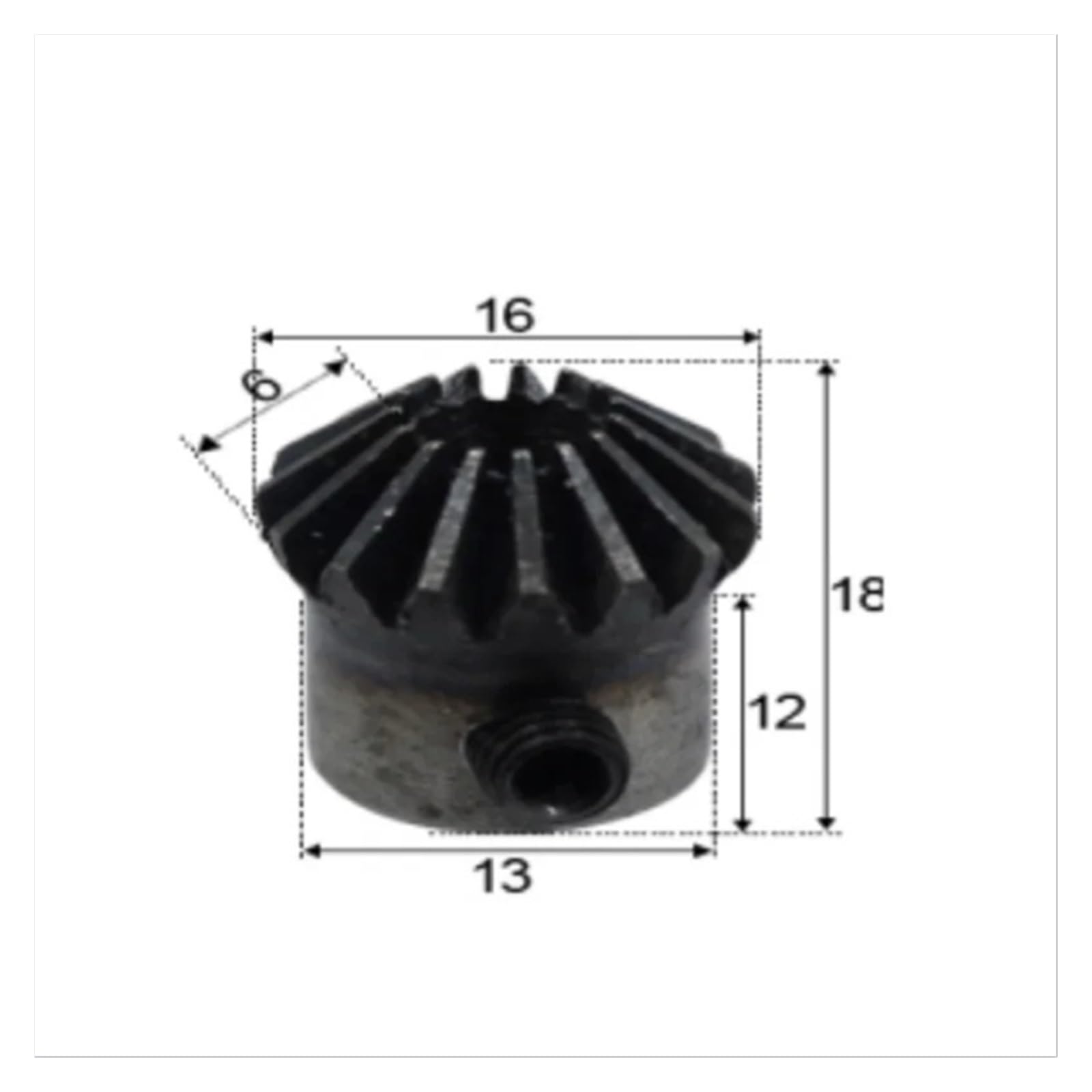 Bevel Gear Pinion Hardware Mechanical 2pcs 1.25 Modulus 20 Teeth Inner Hole 8mm 10mm Gear Teeth Spiral Bevel Gears for Violent Model Car Modification DIY(10mm)
