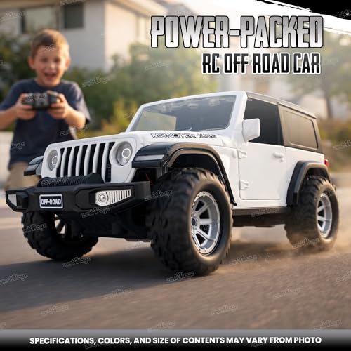 Image of Zest 4 Toyz Remote Control Car Toy for Kids Adults | 1:16 Rechargeable Off-Road Drift RC Jeep | Openable Doors | High Speed | 35+ft Range 2.4GHz Remote Control | USB Charging Cable | Birthday Gift