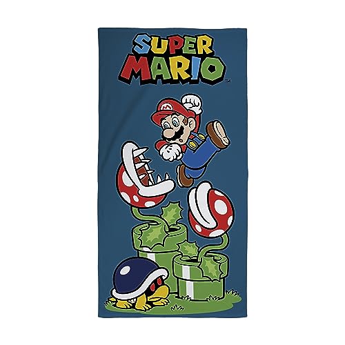 Character World Toalla Oficial de Nintendo Super Mario para