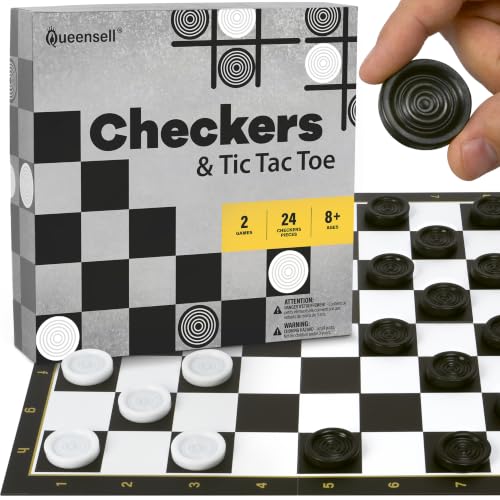 Juego de Mesa Damas Clásico con 30 Fichas miniatura 1