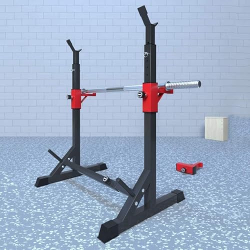 Image of Professional Squat Rack Strength Training Equipment Home Sports Fitness Power Rack Squat Rack Fitness Fitness Equipment Household Barbell Rack Multifu