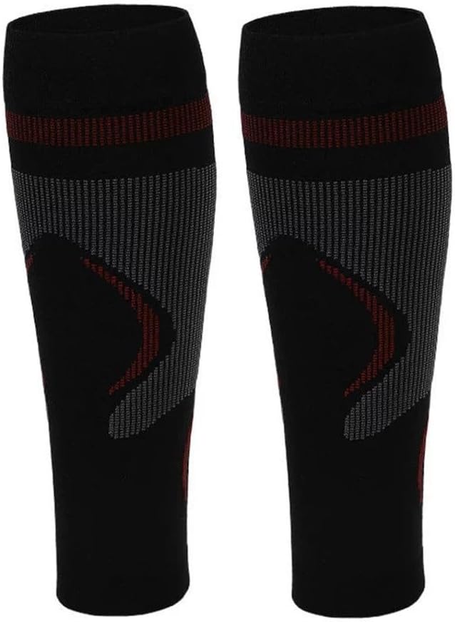 Calf Support Brace Men's and Women's Skipping Rope Running Pressure Socks(Color 2,Medium)