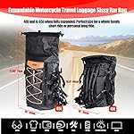 Goldfire-Motorcycle-Sissy-Bar-Detachable-Rear-Upright-Backrest-WCushion-Pad-Expandable-Motorcycle-Tail-Bag-Travel-Luggage-Sissy-Bar-Bag-For-Harley-Sportster-XL-883-1200-2004-Up