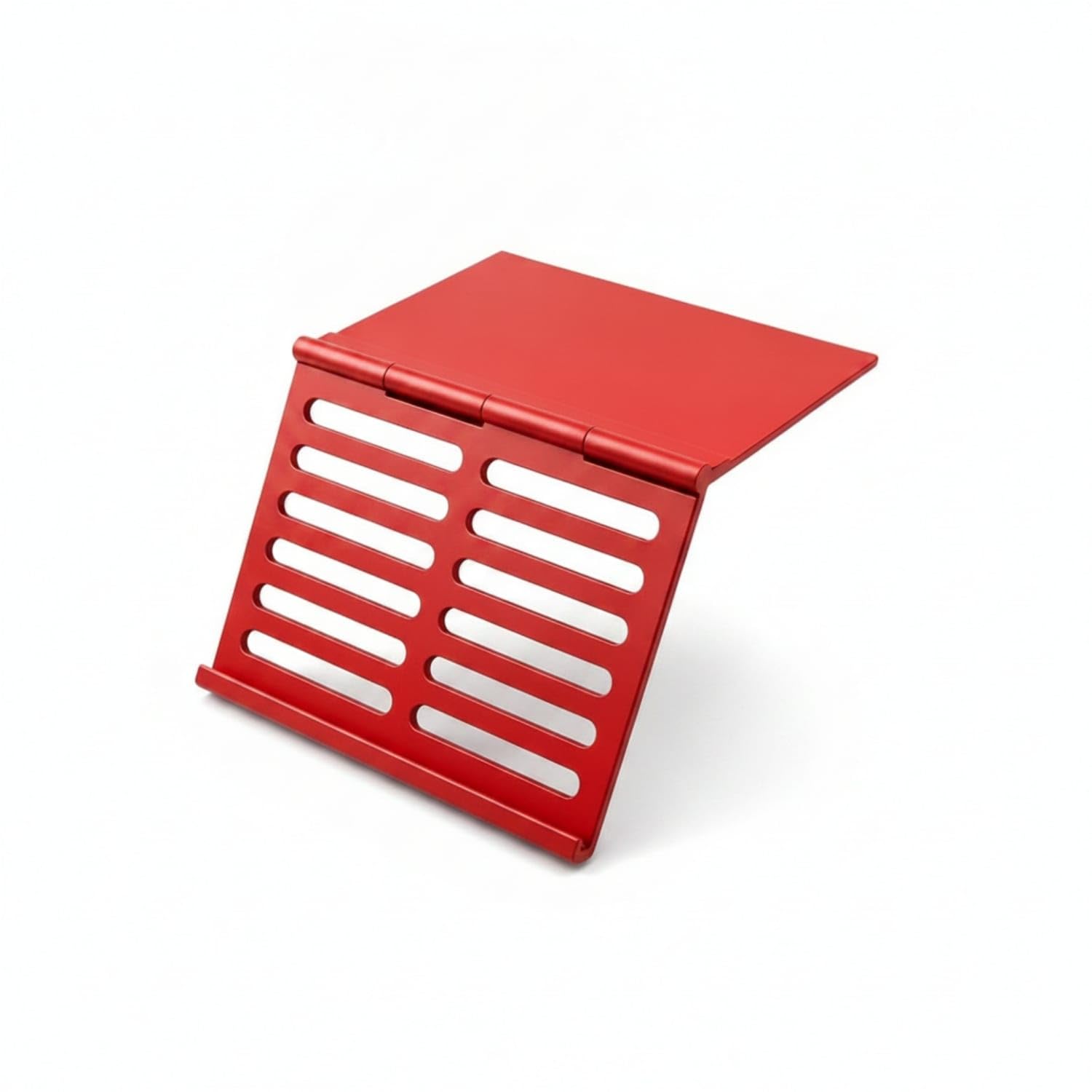 tabletop mahjong card holder with foldable design space-saving | versatile mahjong rack | lightweight & versatile | available in red | makes a thoughtful gift for any occasion.