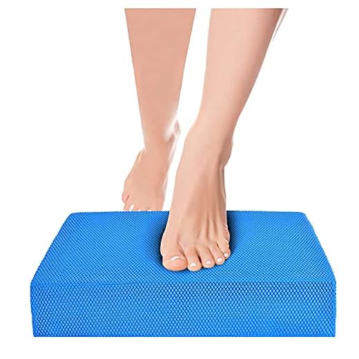 Foam Pad Yoga Mat for Balance Exercises, Non Slip Cushioned Knee Small Pads Trainer, for Women Indoor Outdoor Physical Therapy Fitness Training Stability Anti-Fatigue Ankles Knees, 11.8X 8.7X 2.4 Inch