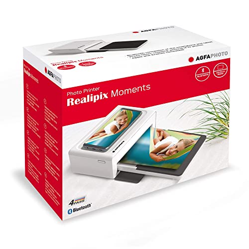 AgfaPhoto Realipix Moments Fotodrucker 10×15 cm mit Bluetooth
