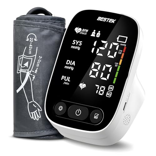 BESTEK Blood Pressure Monitor Automatic Upper Arm BP Cuff (9 -17 Adjustable) 15 + Free Shipping w/ Prime + 40% Off Code 4G5BXEJV - image 8