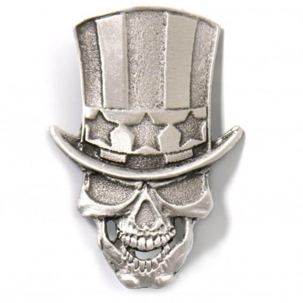 Hot Leathers Uncle Sam Skull Pin