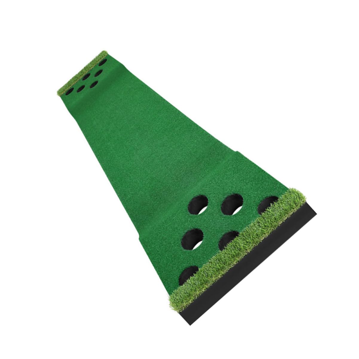 Toddmomy Golf Practice Swing Mat Indoor Putting Mats Ergonomic Design Multi-Hole Putting Pad for Accurate Shots