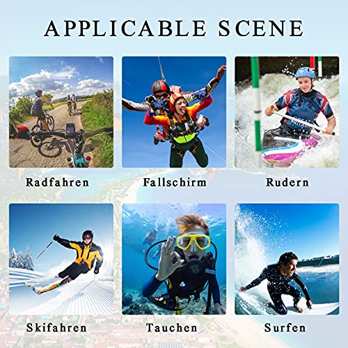 JULUCLKJ 50-in-1 Action-Kamera Zubehör Kit, Kompatibel mit GoPro Max GoPro Hero 9 8 7 GoPro Fusion, AKASO, INSTA360 ONE… – Bild 3